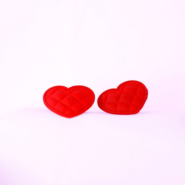 Red Heart Studs