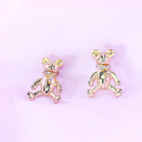 Golden Bear Earrings
