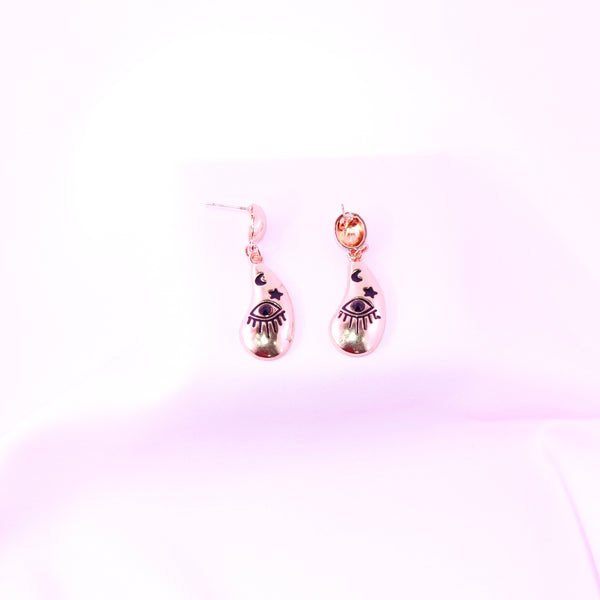 Evil Eye Teardrop Earrings