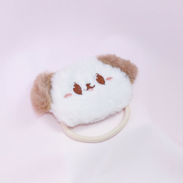 Fluffy Pup Ears Hair Band – Beige