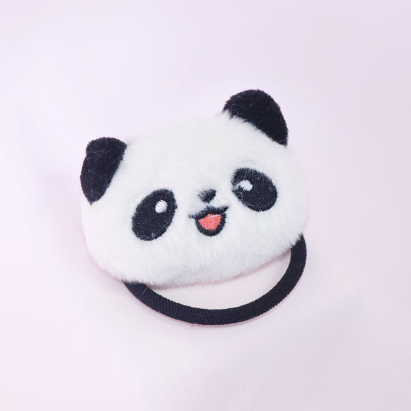 Panda Plush Hair Band – Black & White
