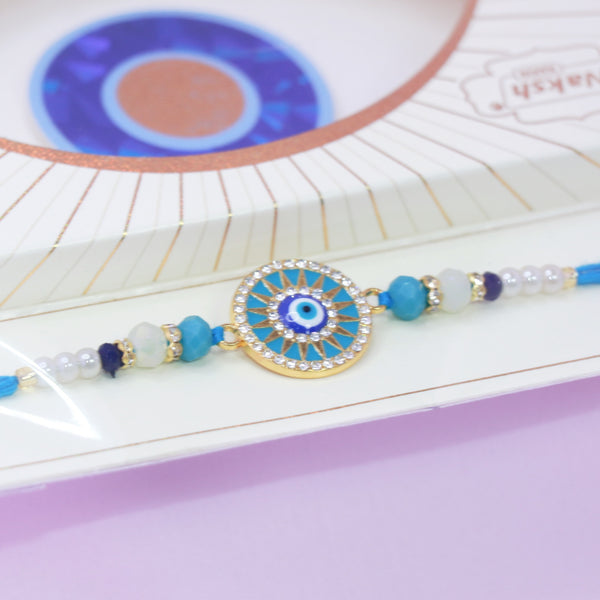 Nazar Elegant Blue Rakhi