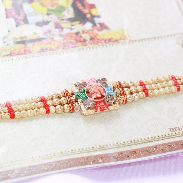 Shree Ram Mandir Swastik Rakhi
